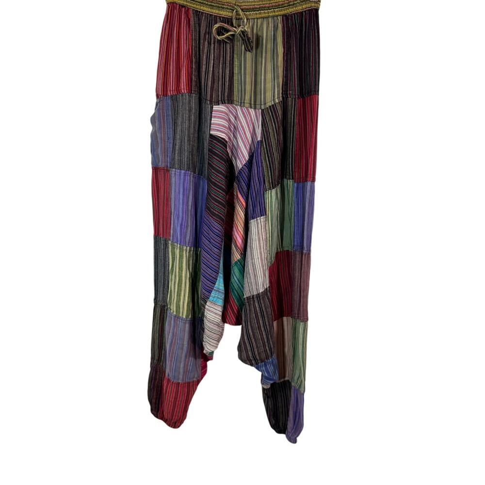 Patchwork Nepalese Harem Pants in a Small to Medium (See Measurements)